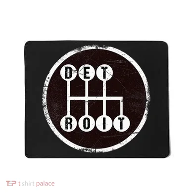 Detroit Stick Shift Design Mousepad