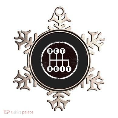 Detroit Stick Shift Design Ornament