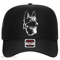 Dog Silhouette Sitting German Shepherd Hat thumb 0