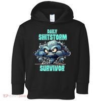 Daily Shitstorm Survivor Toddler Hoodie thumb 0