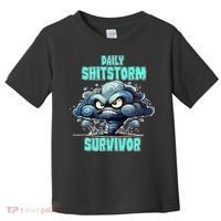 Daily Shitstorm Survivor Toddler T-Shirt thumb 0