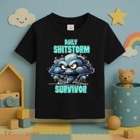 Daily Shitstorm Survivor Toddler T-Shirt thumb 3