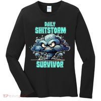 Daily Shitstorm Survivor Women's Long Sleeve Shirt thumb 0