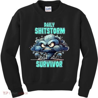 Daily Shitstorm Survivor Kids Sweatshirt