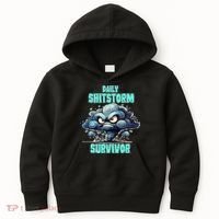 Daily Shitstorm Survivor Kids Hoodie thumb 0
