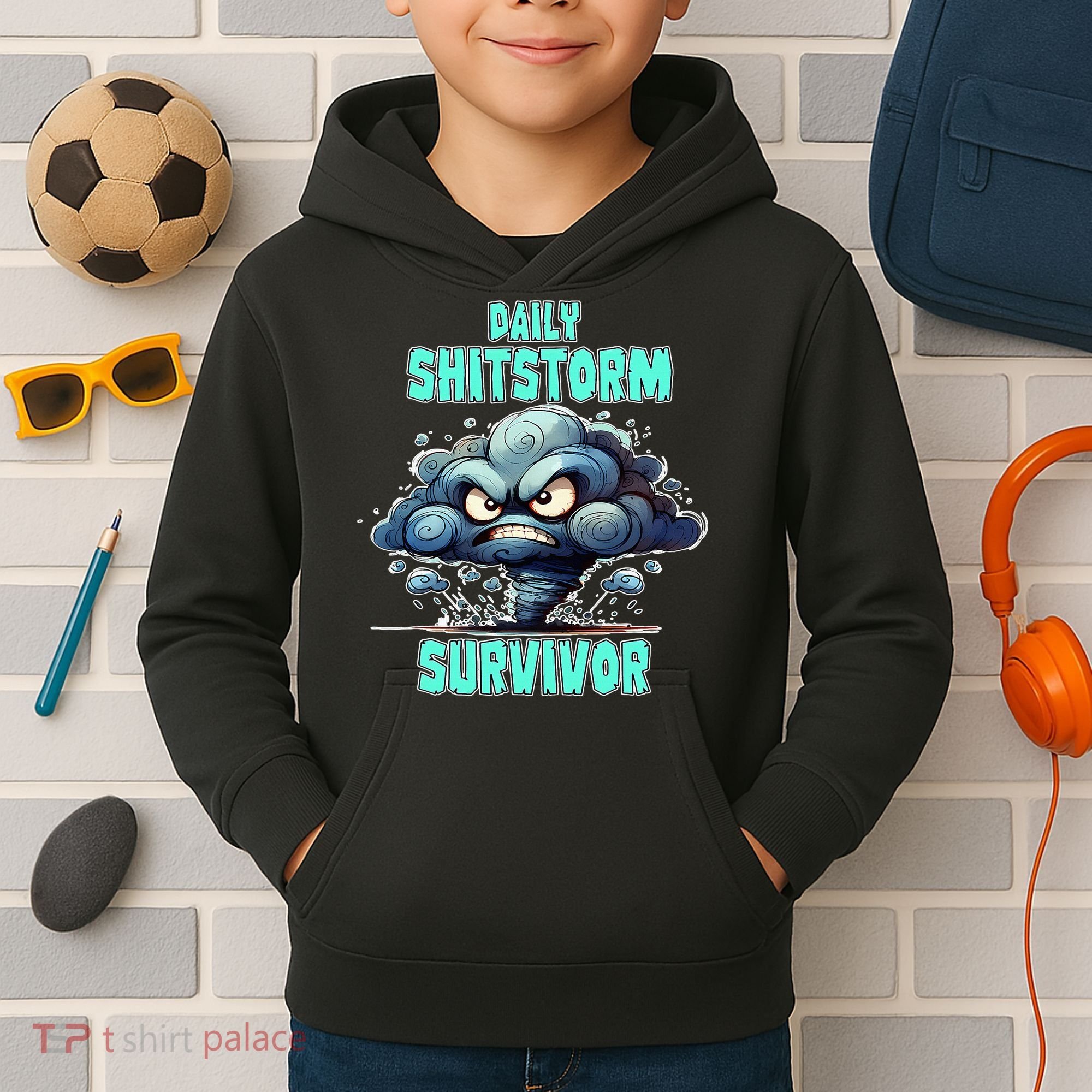 Daily Shitstorm Survivor Kids Hoodie