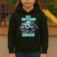 Daily Shitstorm Survivor Kids Hoodie thumb 3