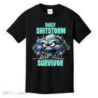Daily Shitstorm Survivor Kids T-Shirt thumb 0