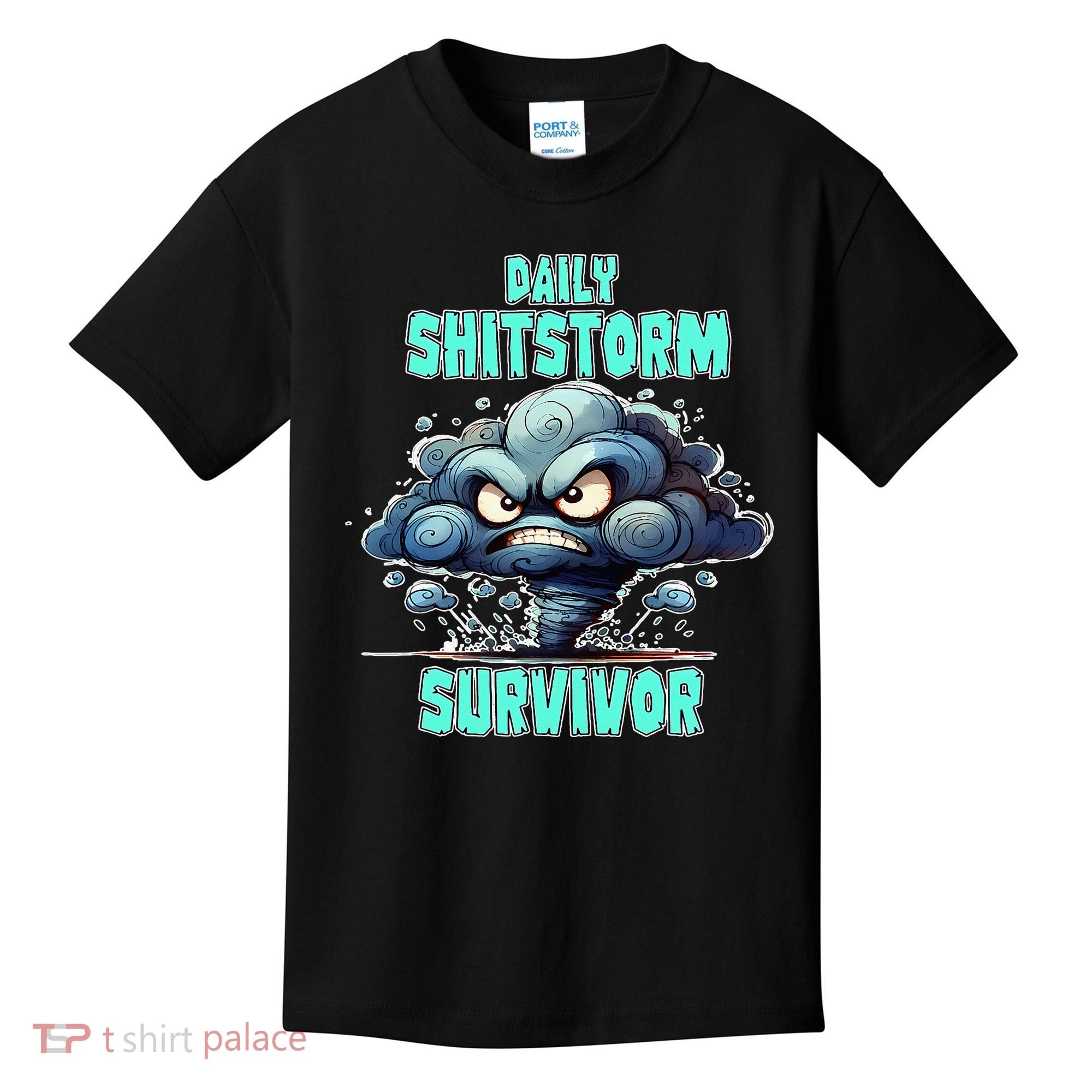 Daily Shitstorm Survivor Kids T-Shirt
