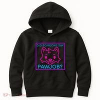 Did Someone Say Pawjob Kids Hoodie thumb 0