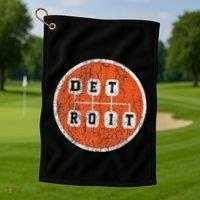 Detroit Stick Shift Detroit Golf Towel thumb 1