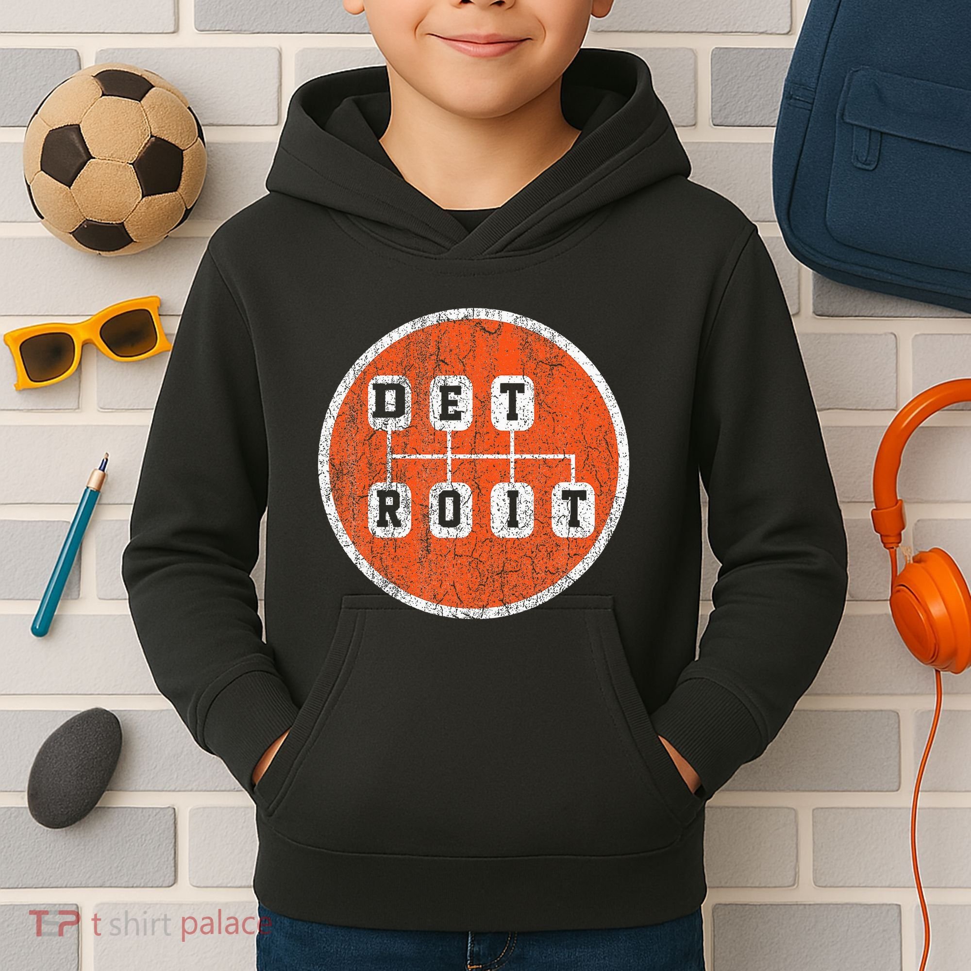 Detroit Stick Shift Detroit Kids Hoodie