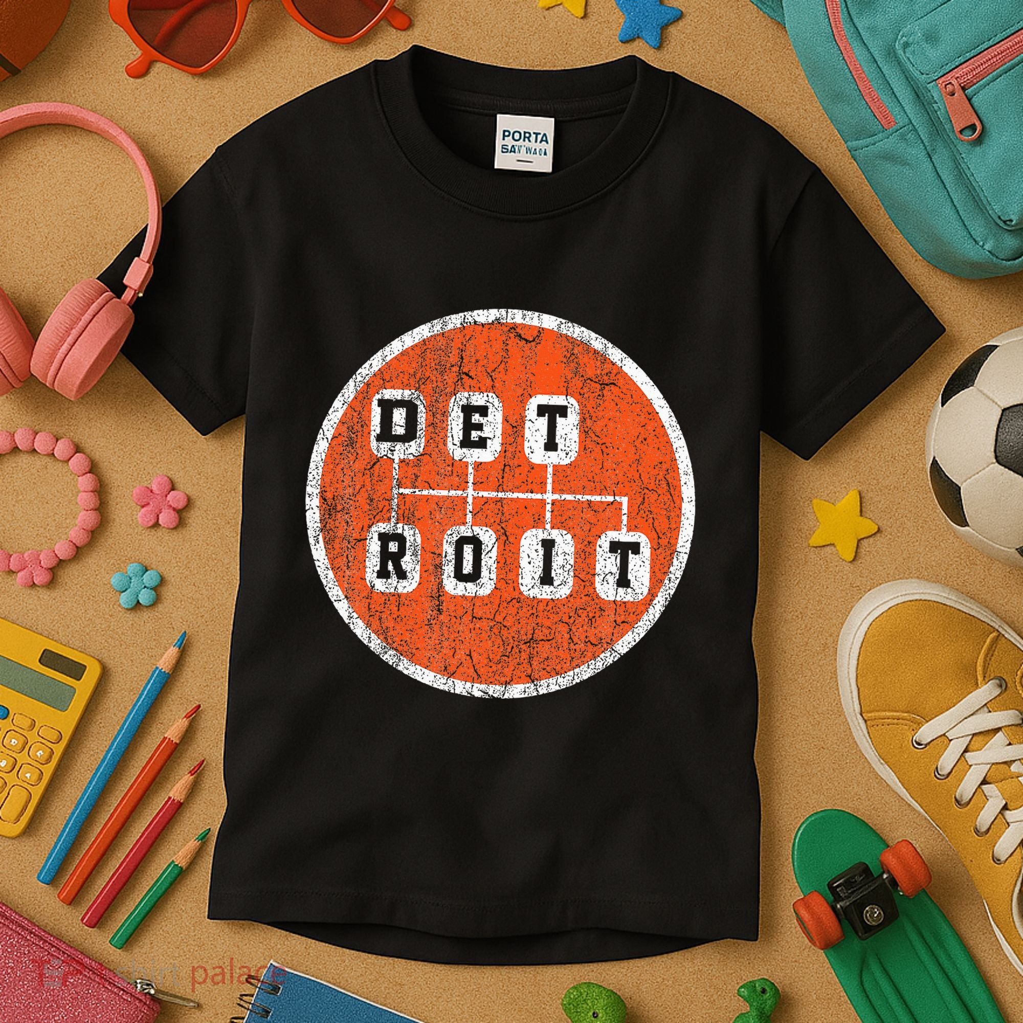 Detroit Stick Shift Detroit Kids T-Shirt