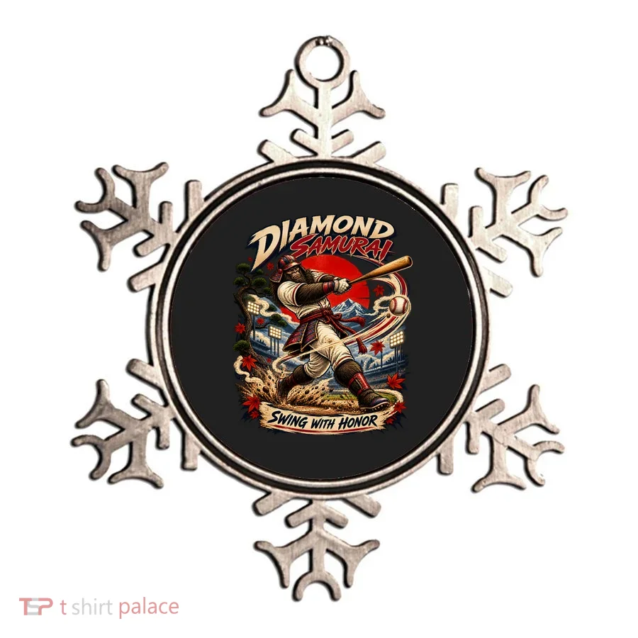Diamond Samurai – Swing With Honor Bigfoot Baseball Ornament