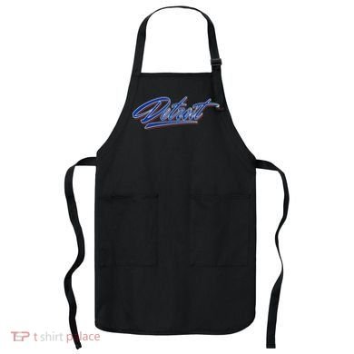 Detroit Sports Script Apron