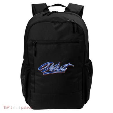 Detroit Sports Script Backpack