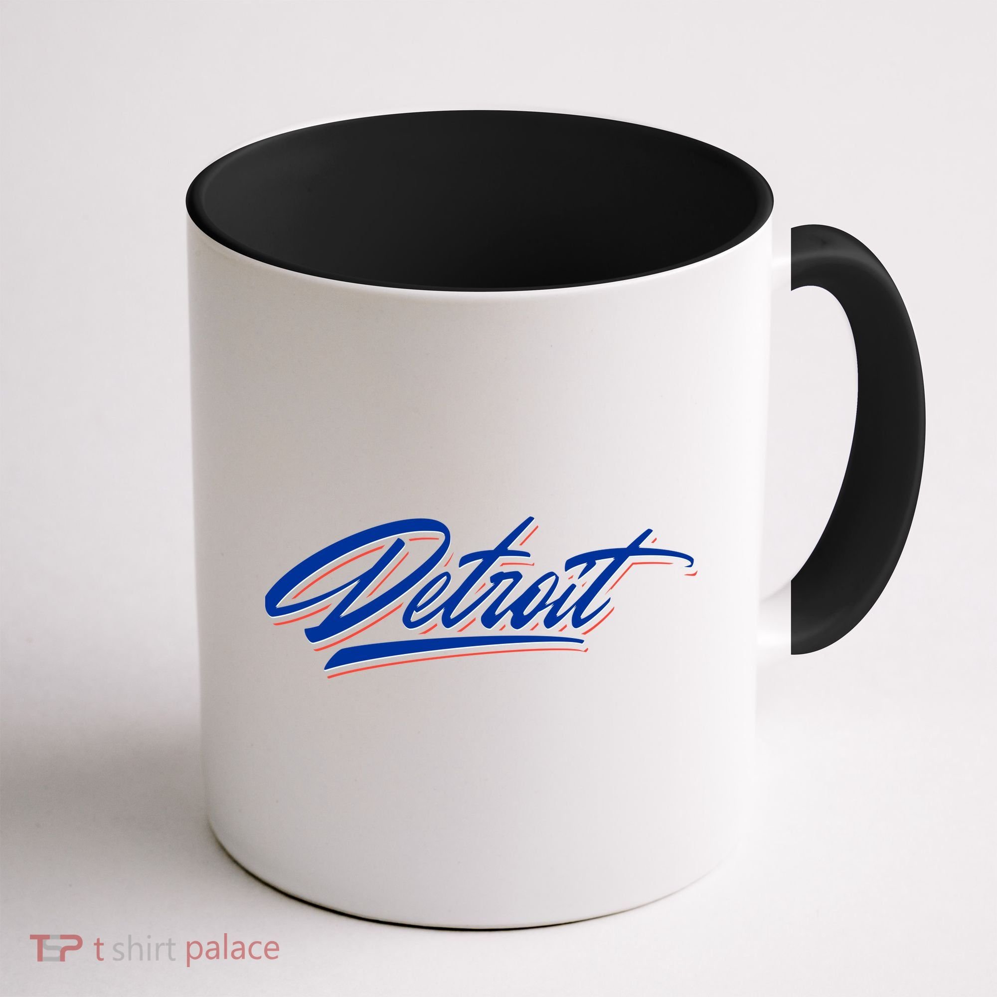 Detroit Sports Script Coffee Mug