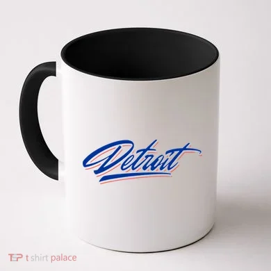 Detroit Sports Script Coffee Mug