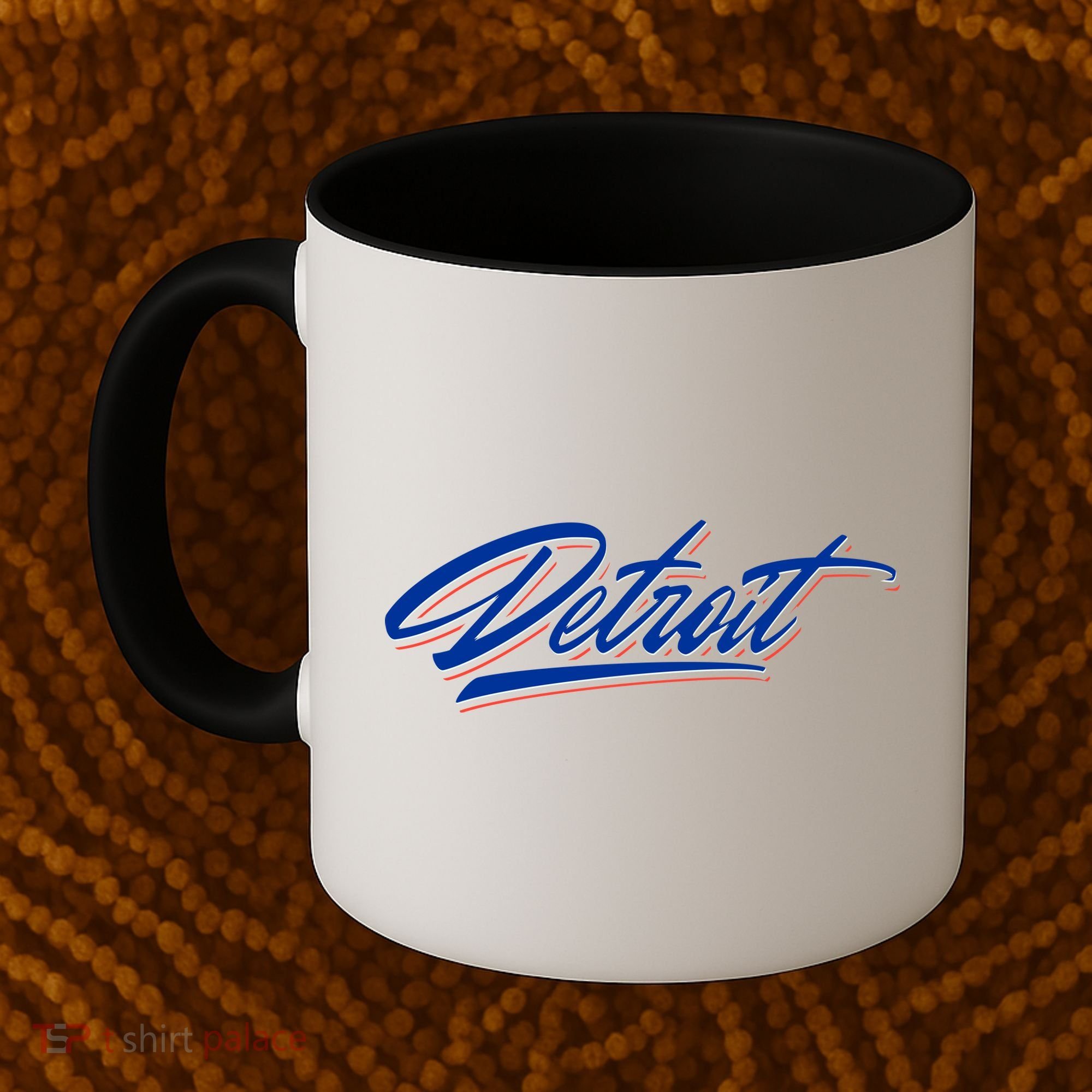 Detroit Sports Script Coffee Mug