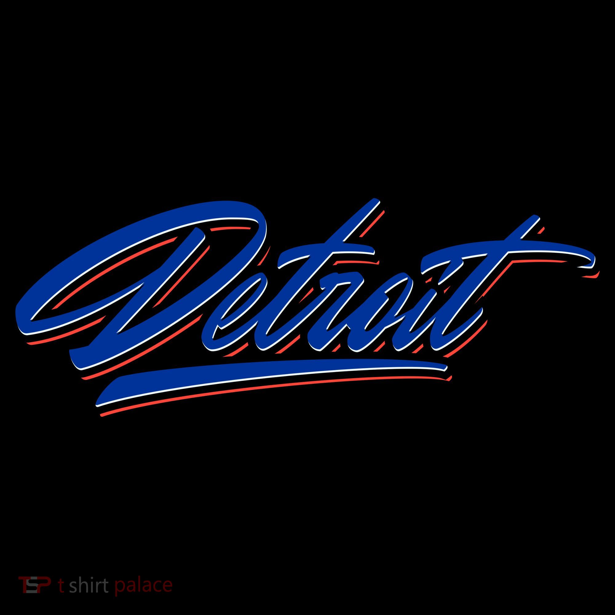 Detroit Sports Script Coffee Mug