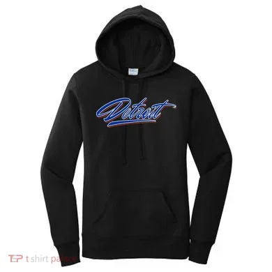 Detroit Sports Script Women's Hoodie
