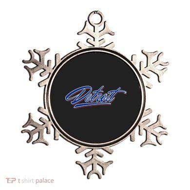 Detroit Sports Script Ornament