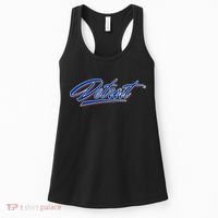 Detroit Sports Script Women's Tank Top thumb 0