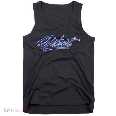 Detroit Sports Script Tank Top