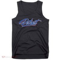 Detroit Sports Script Tank Top thumb 0