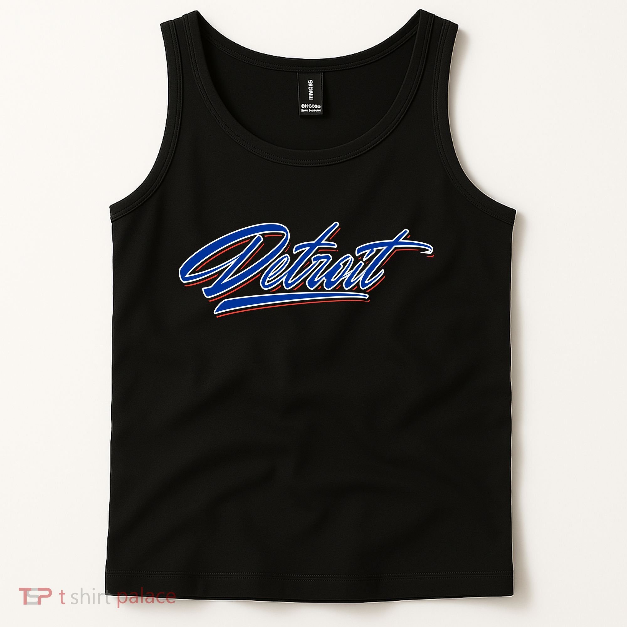 Detroit Sports Script Tank Top