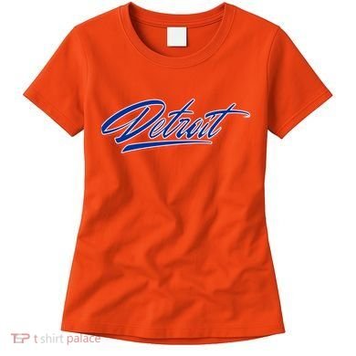 Detroit Sports Script Women's T-Shirt