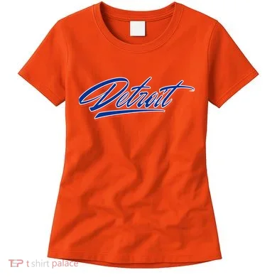 Detroit Sports Script Women's T-Shirt