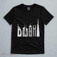 Dubai Skyline Souvenir Famous Buildings Typography T-Shirt thumb 5