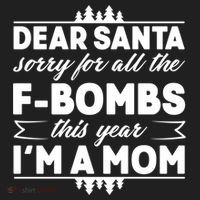 Dear Santa Sorry For The F Bombs Funny Christmas Mom Meaningful Gift Beanie thumb 2