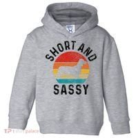 Dachshund Short & Sassy Wiener Dog Doxie Mom Funny Cute Gift Toddler Hoodie thumb 0