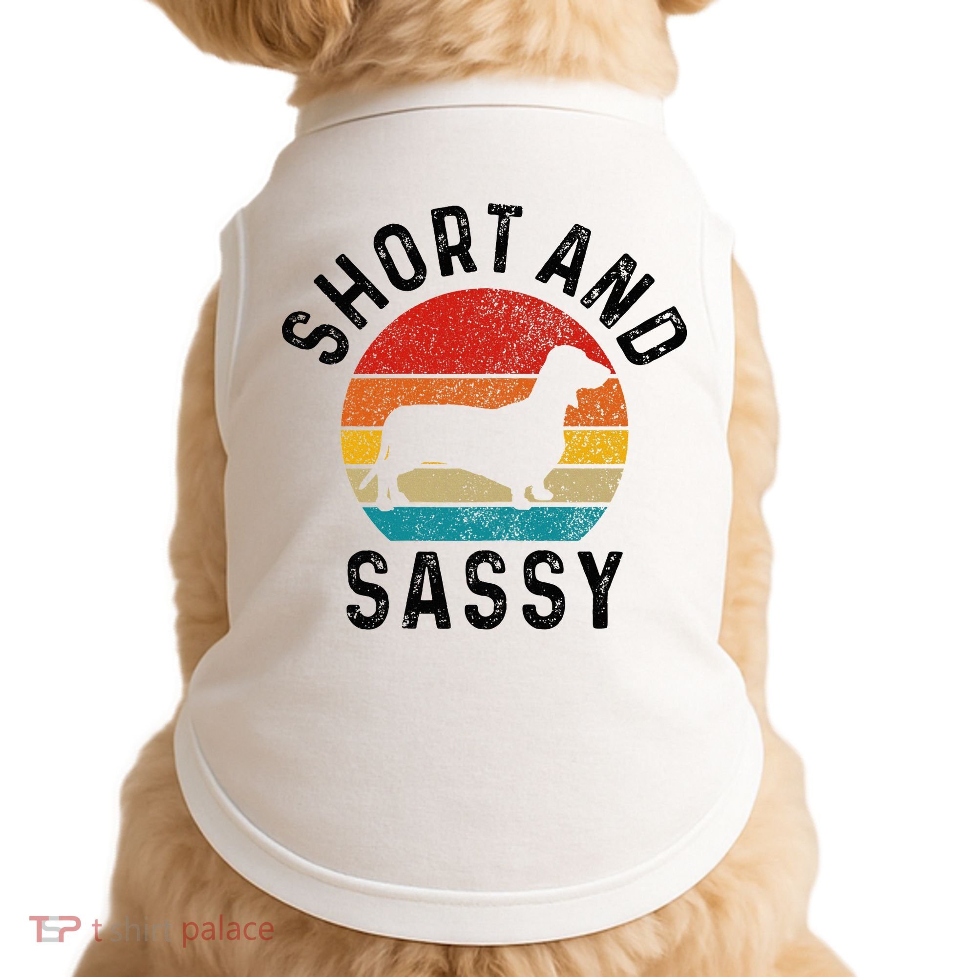 Dachshund Short & Sassy Wiener Dog Doxie Mom Funny Cute Gift Doggie Tank
