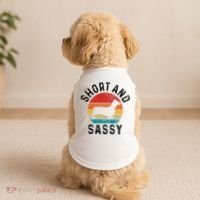 Dachshund Short & Sassy Wiener Dog Doxie Mom Funny Cute Gift Doggie Tank thumb 2