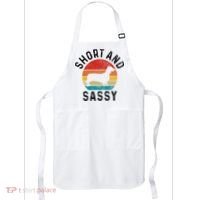 Dachshund Short & Sassy Wiener Dog Doxie Mom Funny Cute Gift Apron thumb 0