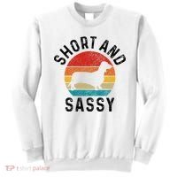 Dachshund Short & Sassy Wiener Dog Doxie Mom Funny Cute Gift Sweatshirt thumb 0