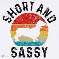 Dachshund Short & Sassy Wiener Dog Doxie Mom Funny Cute Gift T-Shirt thumb 7