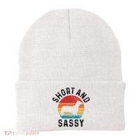 Dachshund Short & Sassy Wiener Dog Doxie Mom Funny Cute Gift Beanie thumb 0