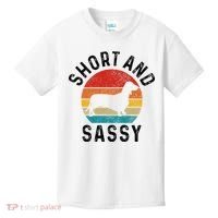 Dachshund Short & Sassy Wiener Dog Doxie Mom Funny Cute Gift Kids T-Shirt thumb 0