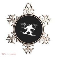 Downhill Snow Skiing Bigfoot Ski Winter Sports Alpine Gift Ornament thumb 0