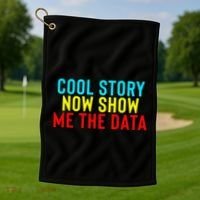 Data Science Statistics Analyst Finance Researchers Engineer Golf Towel thumb 1
