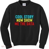 Data Science Statistics Analyst Finance Researchers Engineer Kids Sweatshirt thumb 0