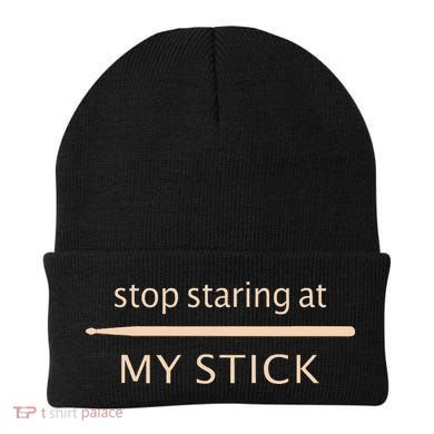 Drumming Stop Staring At My Stick Drummer Beanie