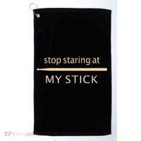 Drumming Stop Staring At My Stick Drummer Golf Towel thumb 0