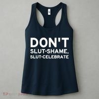 Don't Slut Shame, Slut Celebrate Funny Humor Women's Tank Top thumb 3