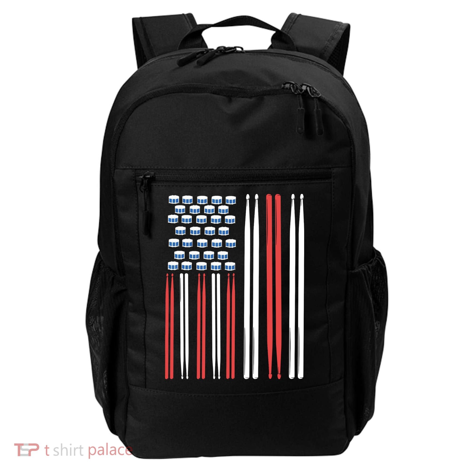Drum Sticks Shirts Drummer Gift Drumming Percussion Backpack