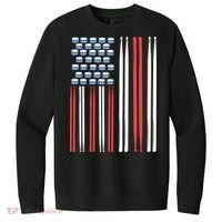 Drum Sticks Shirts Drummer Gift Drumming Percussion V.I.T. Fleece Crew Sweatshirt thumb 0
